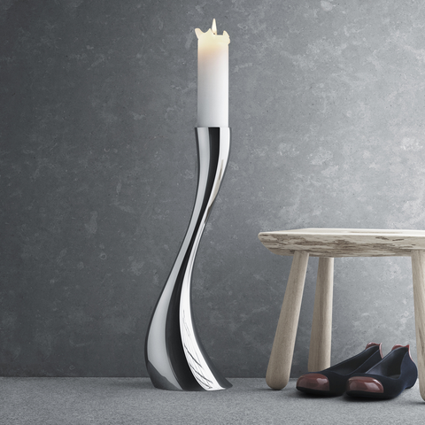 Georg Jensen Floor Candle Holder H50cm COBRA