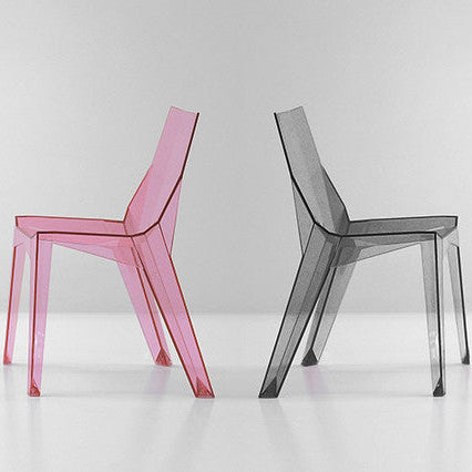 Bonaldo Poly Chair Smoke Grey by Karim Rashid