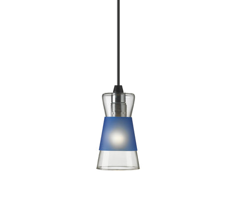 Elmar Flototto Pure Pendant Light red blue grey
