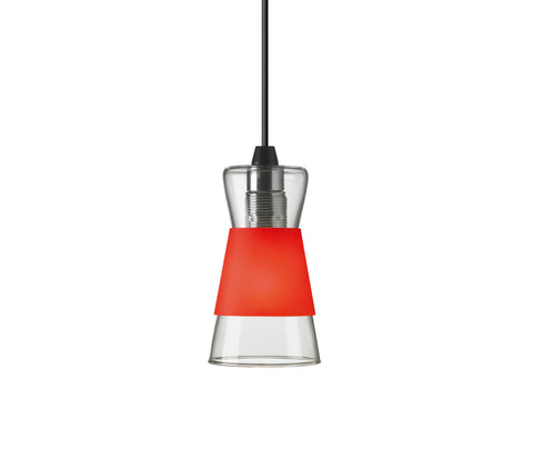 Elmar Flototto Pure Pendant Light red violet white