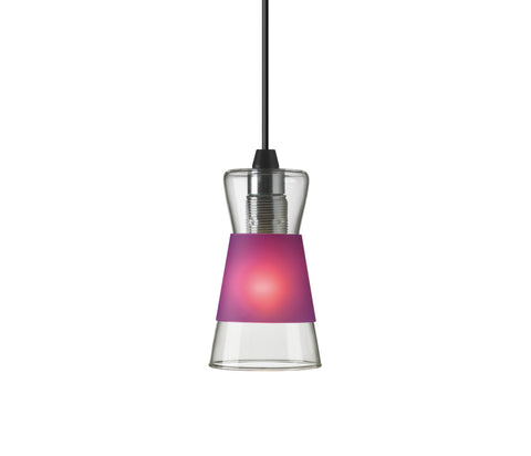 Elmar Flototto Pure Pendant Light red violet white