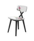 Qeeboo X Chair w Flower Cushion 2pcs