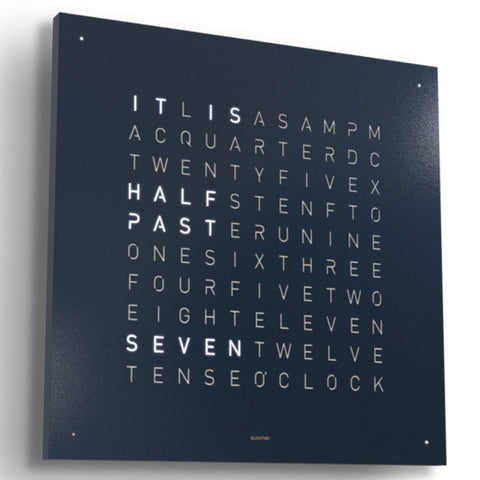 QLOCKTWO Earth 45 Universe Edition Midnight Lt Ed Clock