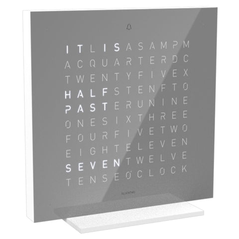 QLOCKTWO EARTH 13,5 Pure Early Grey Tea Table Clock