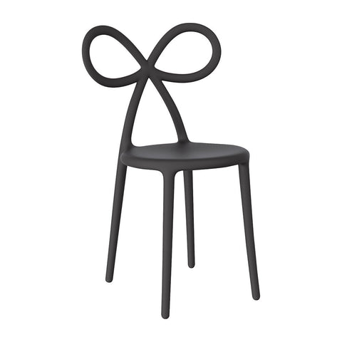 Qeeboo Ribbon Black Chair