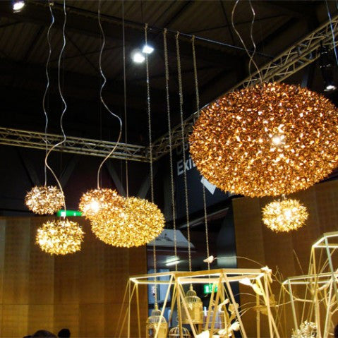 Kartell BLOOM Suspension Light Metallic 58cm Finish in Bronze