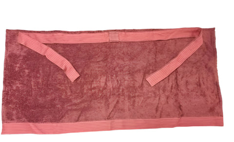 Alessi Men's Cotton Bath Towel Wrap Dark Red