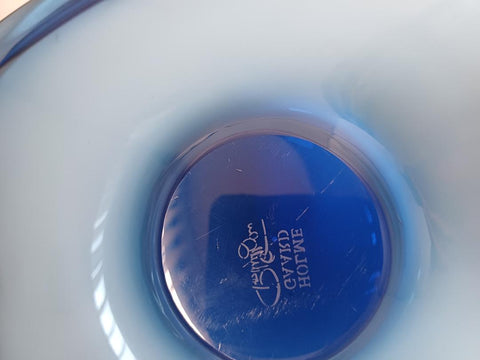 Holmegaard Selandia Blue Glass Dish 31 cm