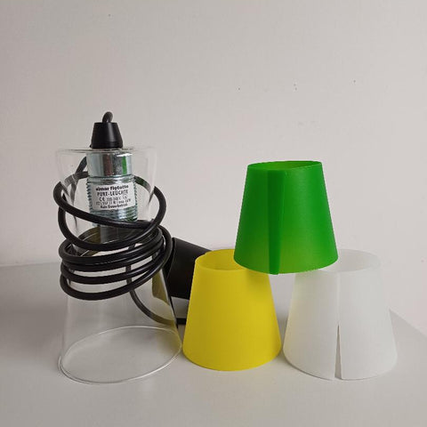 Elmar Flototto Pure Pendant Light green yellow white