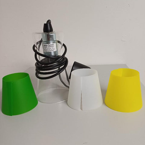 Elmar Flototto Pure Pendant Light green yellow white