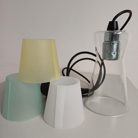 Elmar Flototto Pure Pendant Light aqua mango white