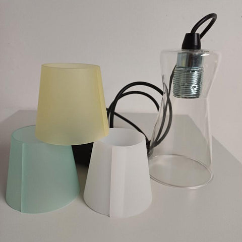 Elmar Flototto Pure Pendant Light aqua mango white