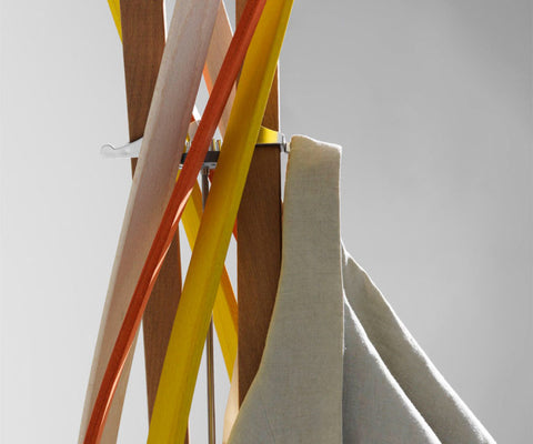 Horm TWIST Coat Stand tricolour beech