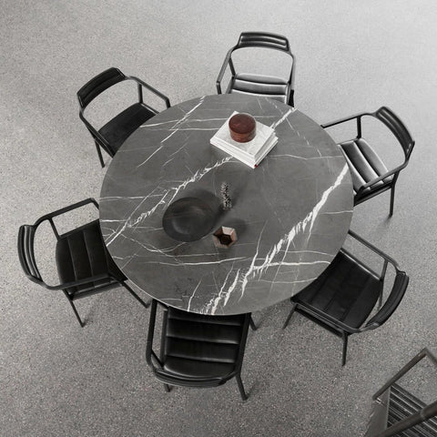 Vipp 451 Chair w Leather Black Ex Showroom