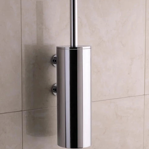 Vola Wall Toilet Brush Holder Chrome by Arne Jacobsen