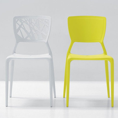 Bonaldo Viento Stackable Chair White (Set of 4) | Panik Design