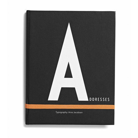 Design Letters Notebook A for Addresses Arne Jacobsen | Panik Design