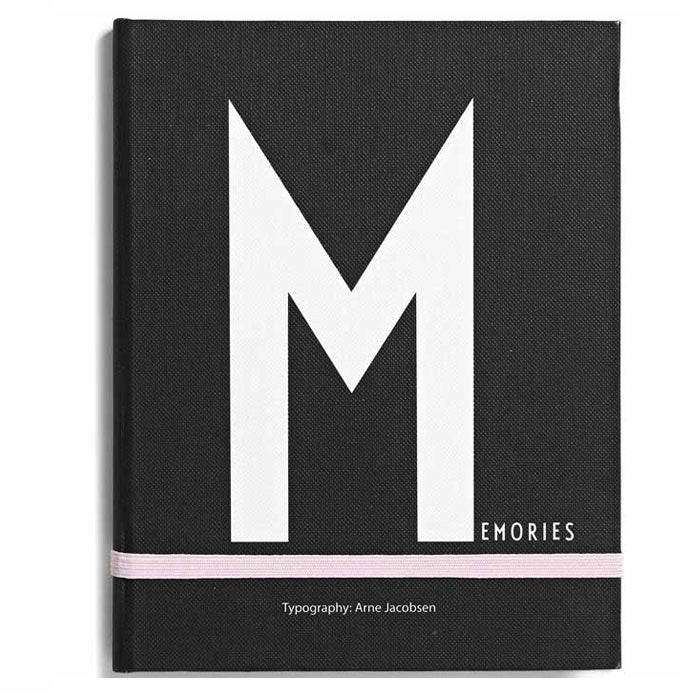 Design Letters Notebook M for Memories Arne Jacobsen Panik