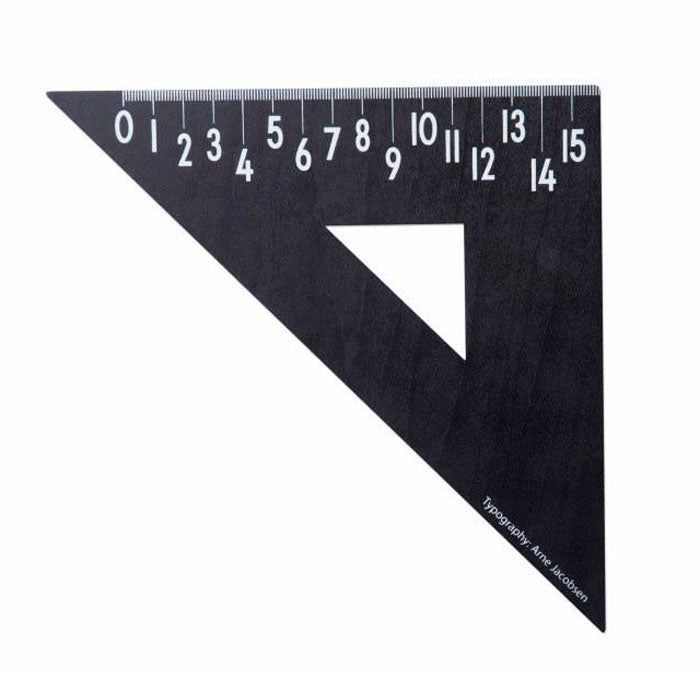 Design Letters Triangle Plywood Ruler AJ – Panik Outlet