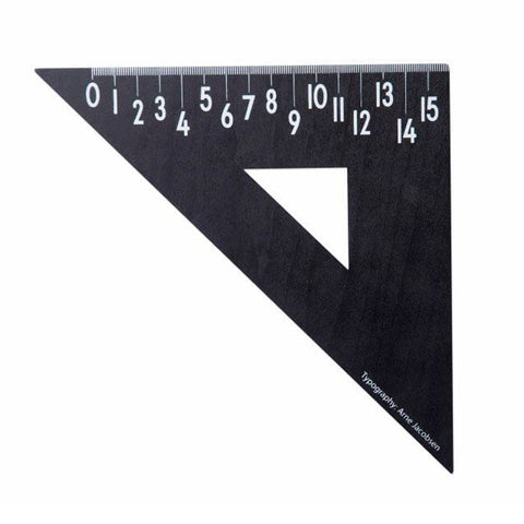 Design Letters Triangle Plywood Ruler 1937 | Panik Design