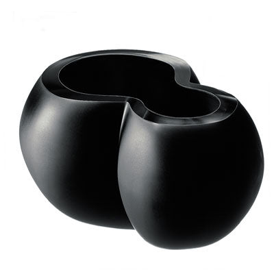 Normann Copenhagen Double Bowl Vase Black