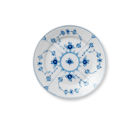 Royal Copenhagen  Blue Fluted Plain Plate 17cm