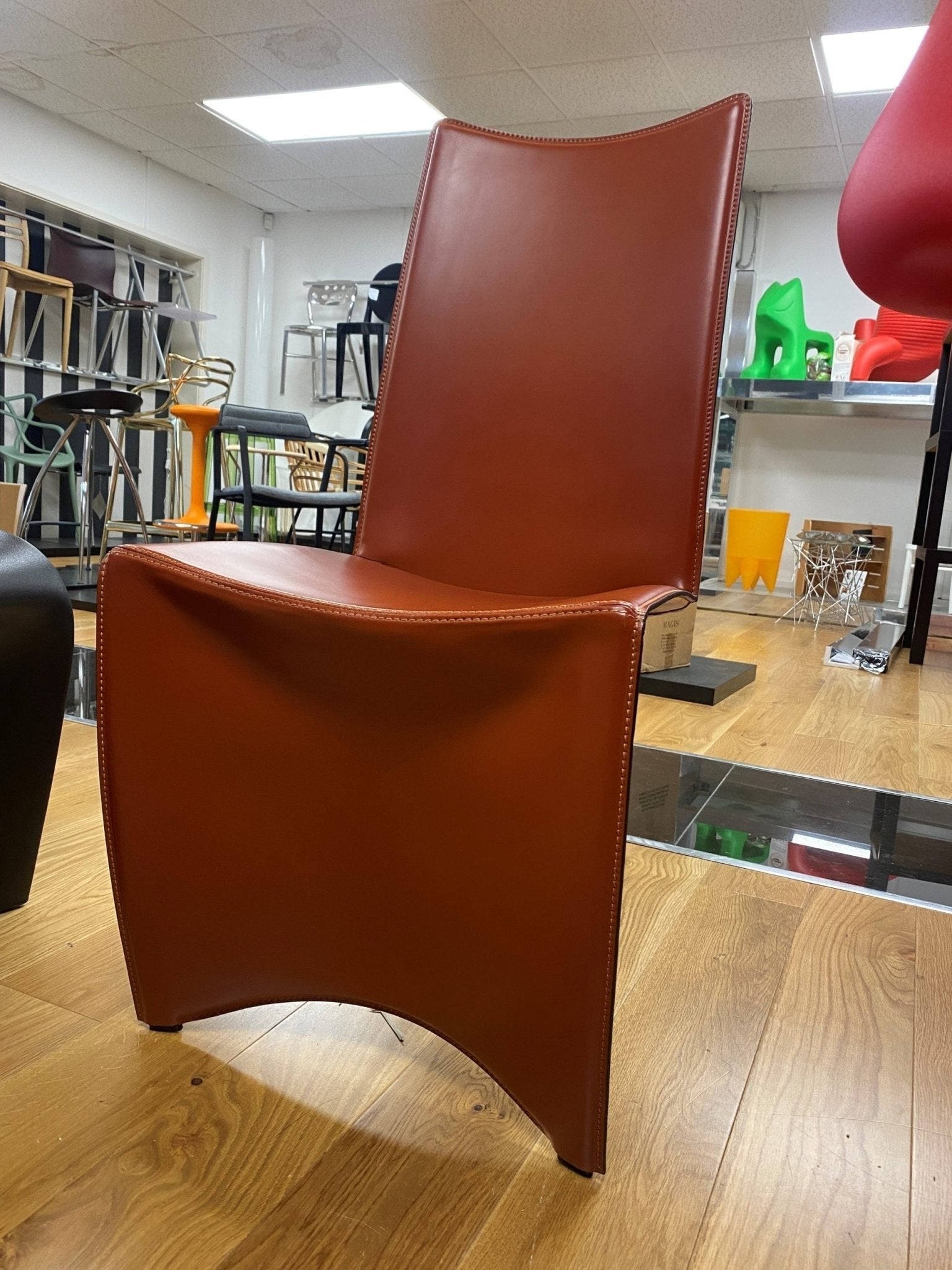 Driade Ed Archer Chair Leather Philippe Starck Rare Item | Panik