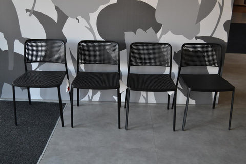 Kartell AUDREY Chair Polished Aluminium 2pcs