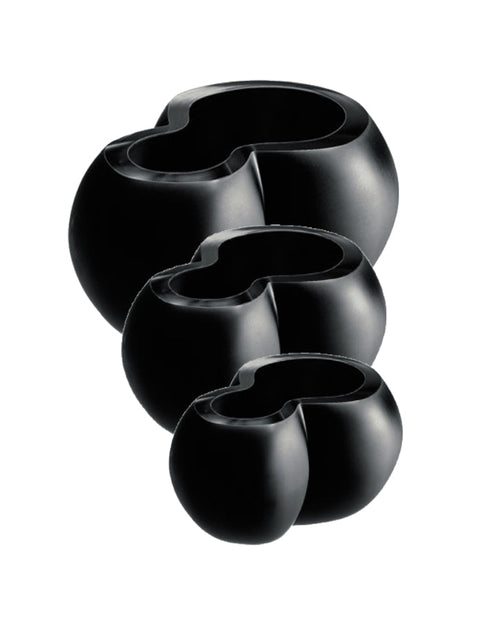 Normann Copenhagen Double Bowl Vase Black